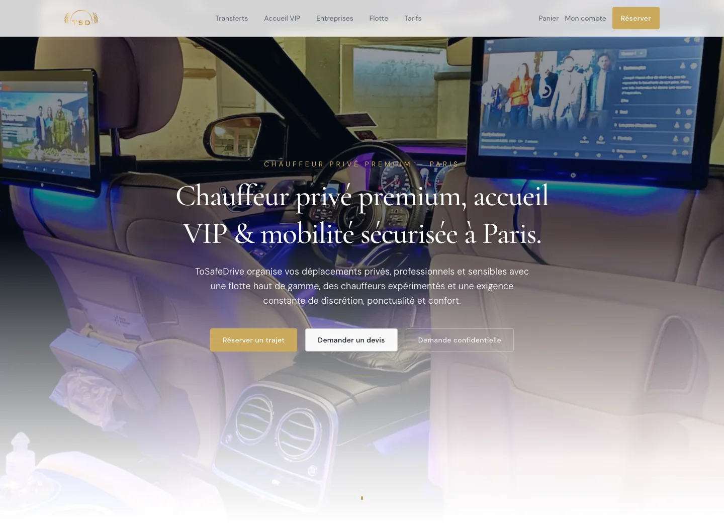 Site To Safe Drive, version ordinateur
